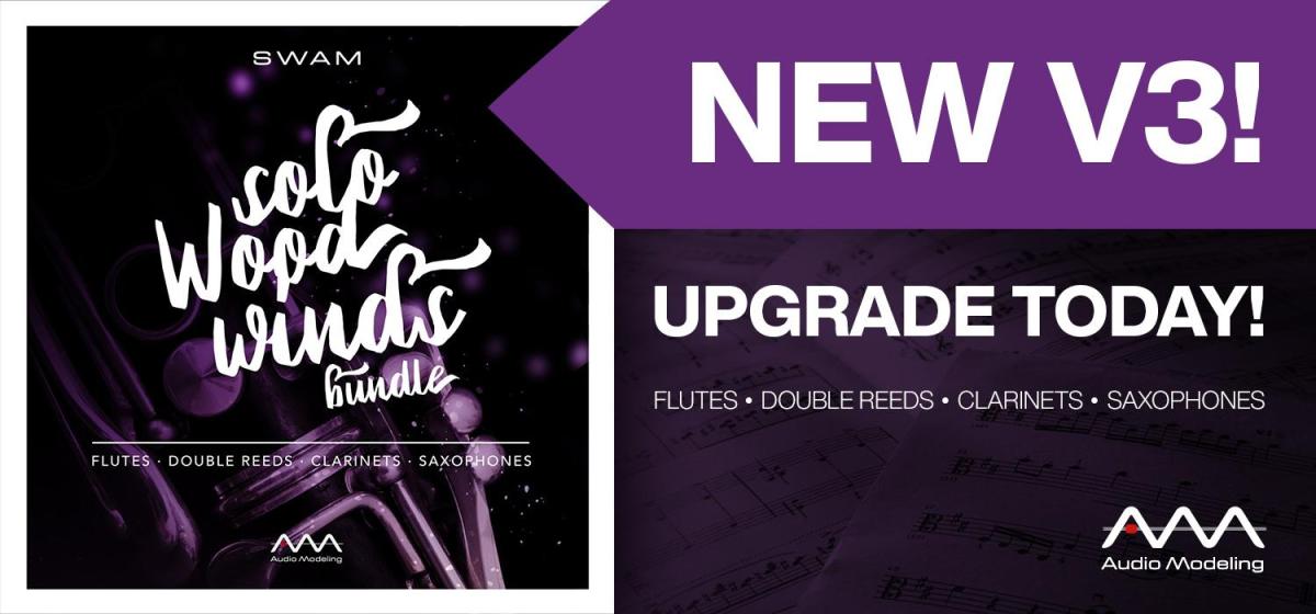 SWAM Woodwinds V3 is Here! Updated GUI and Sound Improvements