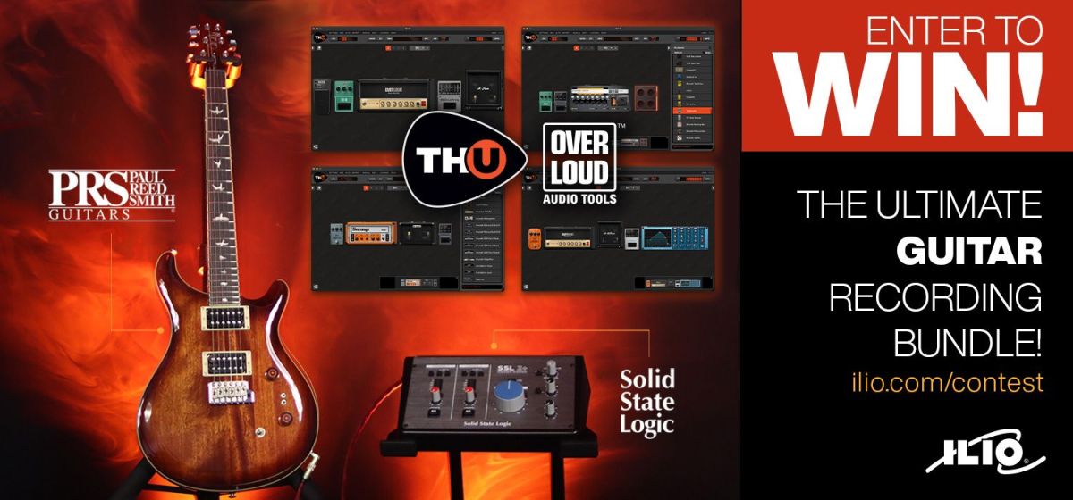 Win Overloud's TH-U, a PRS Electric Guitar, and an SSL Audio Interface!