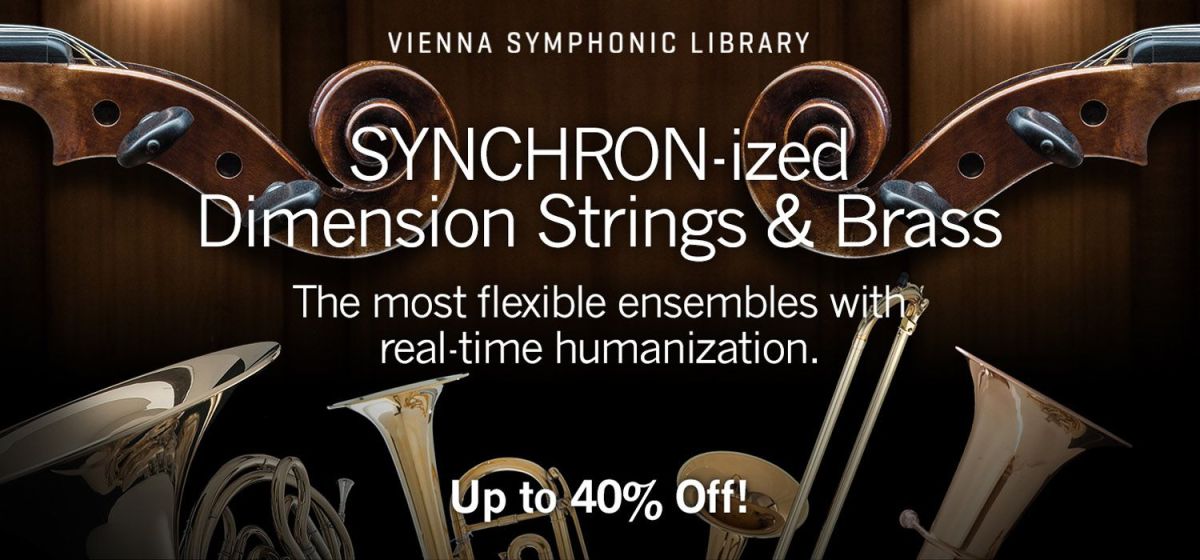 40% Off SYNCHRON-ized Dimension Strings & Brass