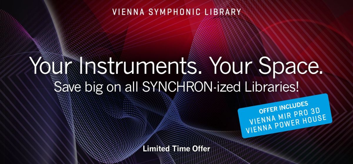 Save on SYNCHRON-ized Libraries and Vienna MIR Pro 3D!