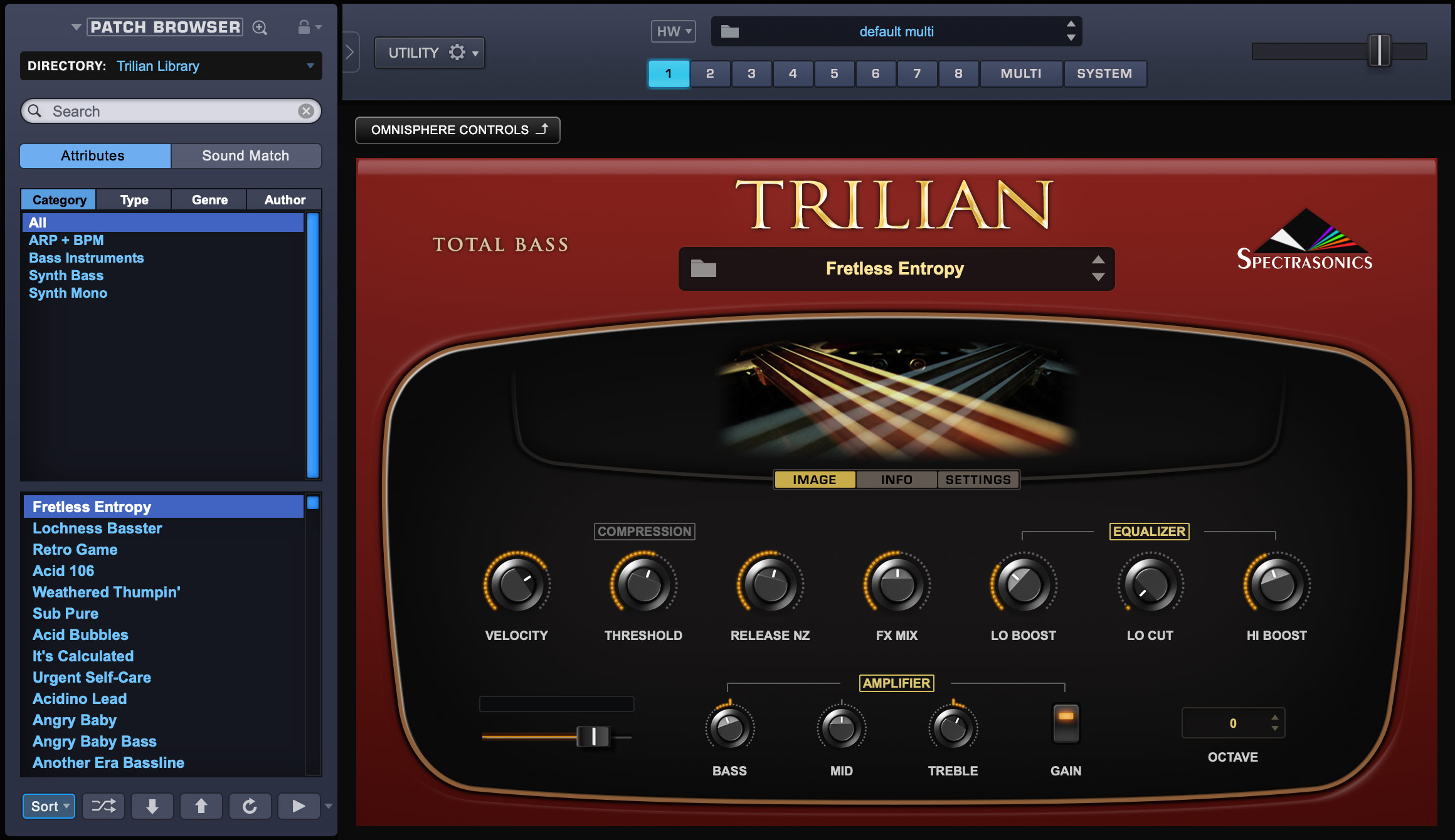 Trilian 1.5 Omnisphere Integration