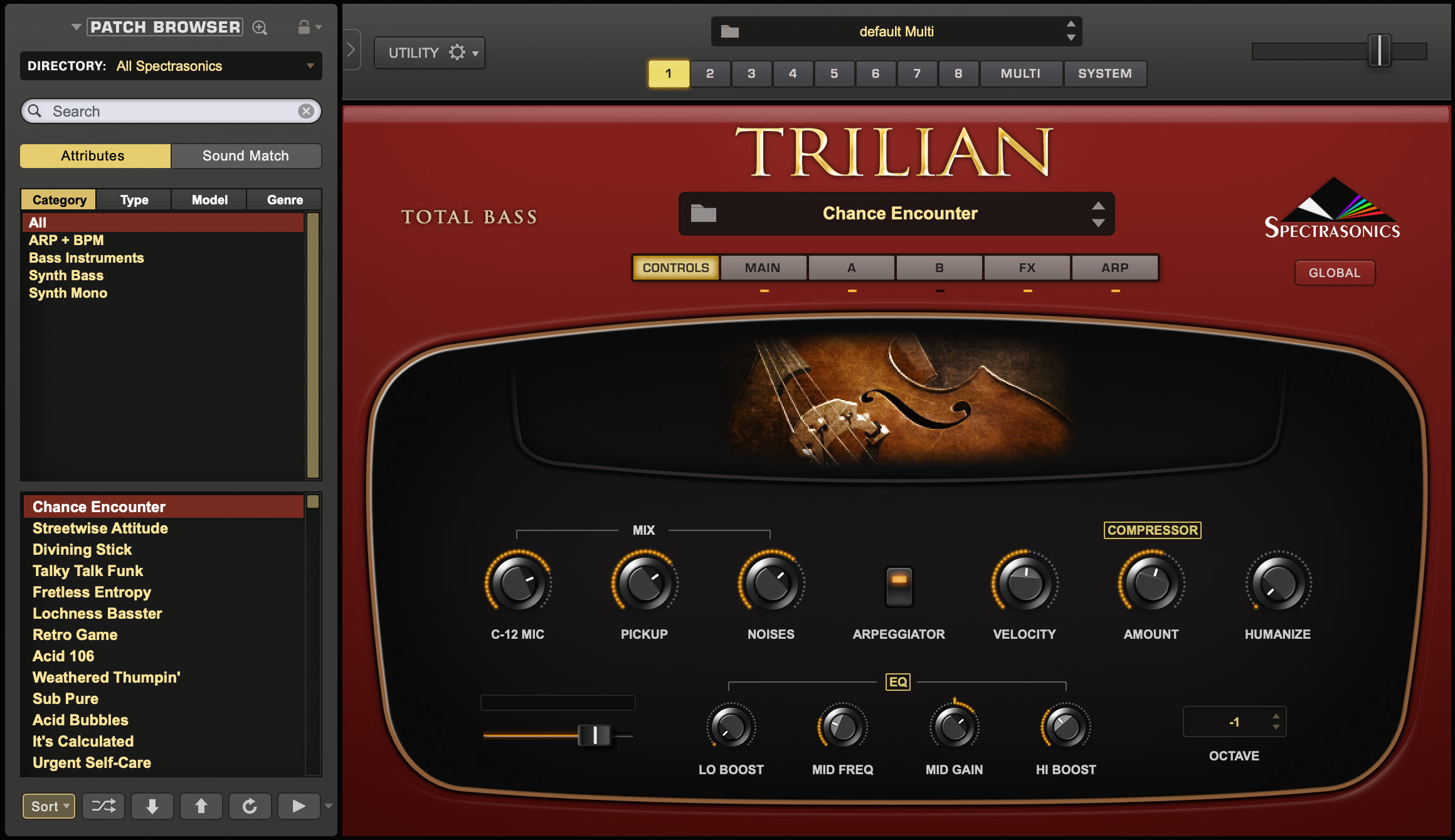 Trilian's high resolution interface