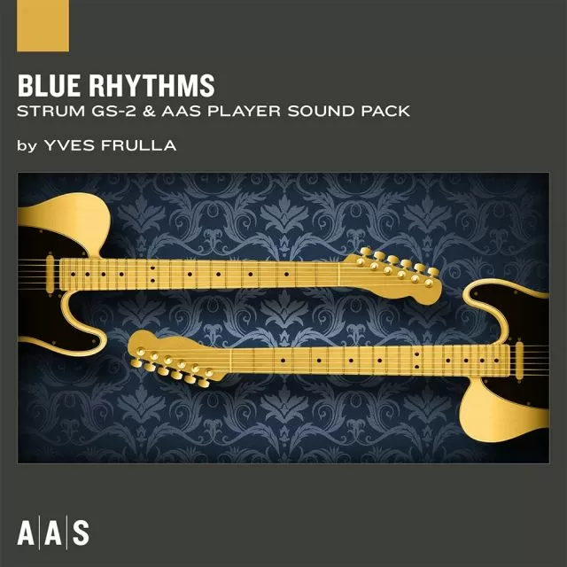 Blue Rhythms Sound Pack for Strum GS-2 guitar synthesizer with rhythm patterns and chord progressions