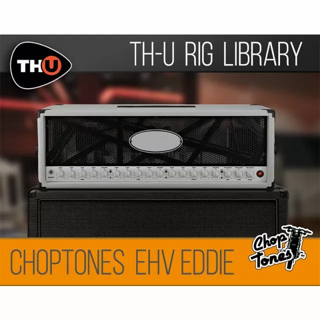 Professional guitar amplifier head with control knobs and switches for Choptones EVH Eddie rig library