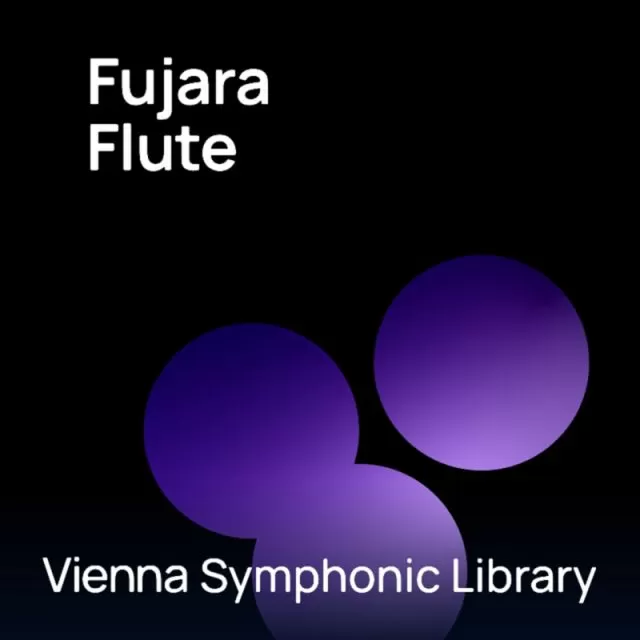 Fujara Flute Vienna Symphonic Library cover with purple spheres