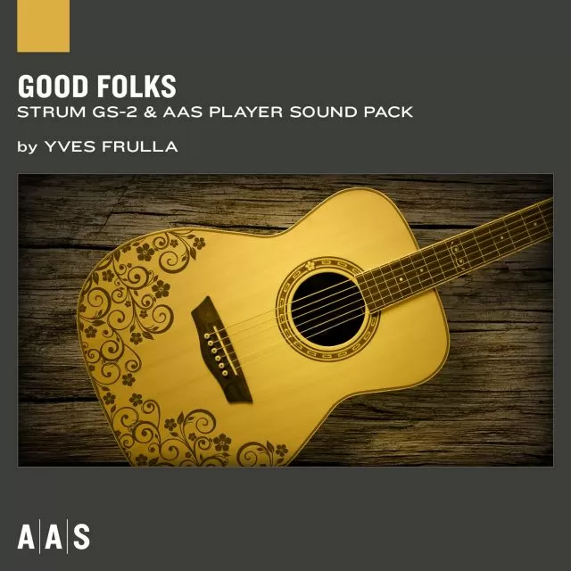 Good Folks Sound Pack for Strum GS-2 guitar synthesizer with folk-style chord progressions and strumming