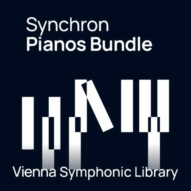 White piano keys on dark background - Vienna Symphonic Library
