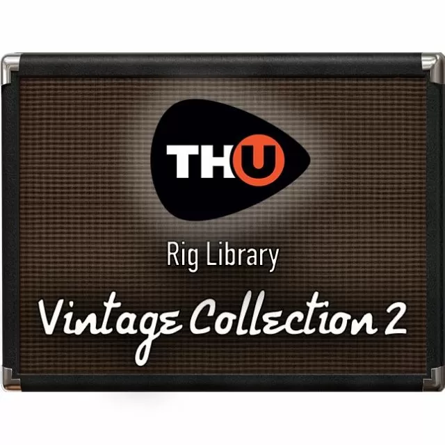 Vintage Collection 2 classic guitar amplifier rig library showcasing vintage tone controls for TH-U software package