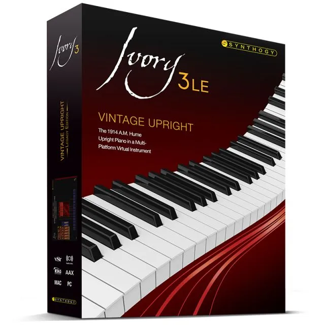 Ivory 3 vintage upright