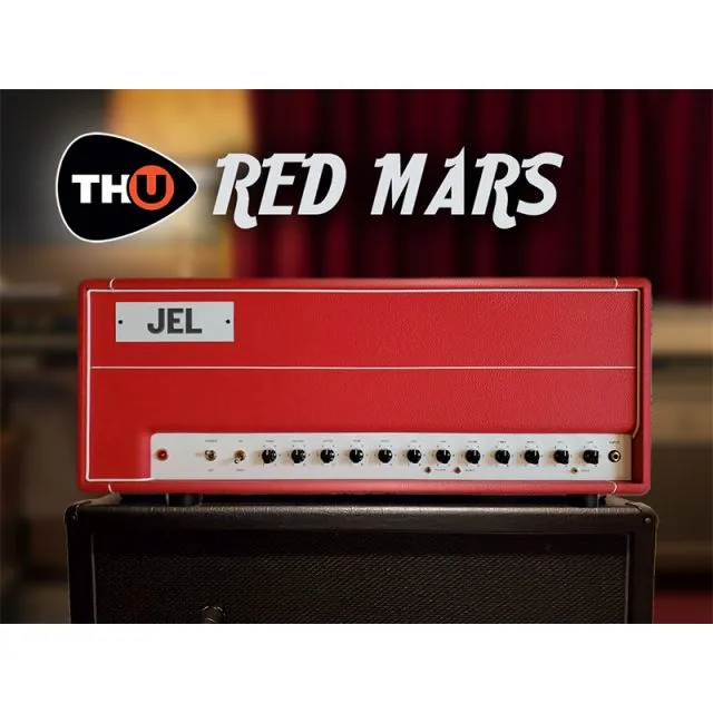 THU rig library interface showing LRS Red Mars guitar amplifier simulation settings