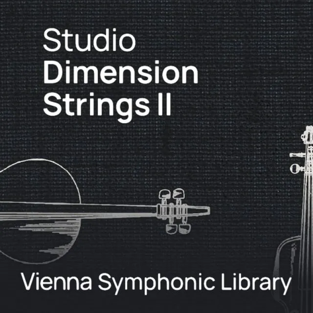 Studio Dimension Strings II software interface with controls