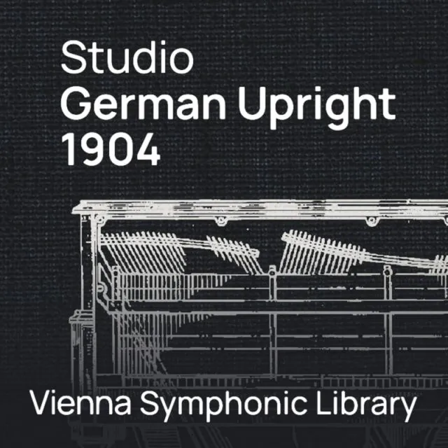 Studio German Upright 1904 internal mechanism w/ strings &amp; branding