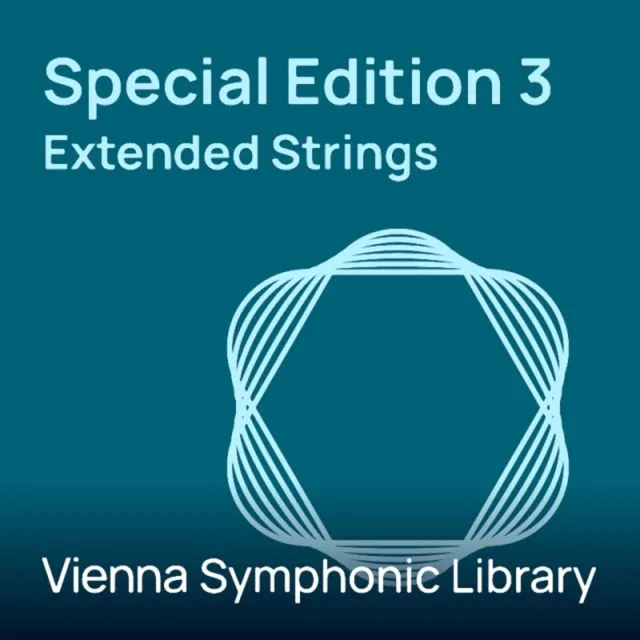 Extended Strings cover w/ geometric line design on teal