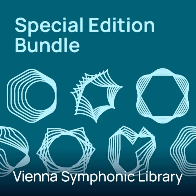 Special Edition Bundle cover w/ geometric line designs on teal