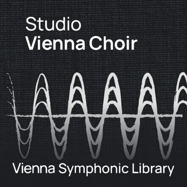 Studio Vienna Choir cover with white waveform on black background