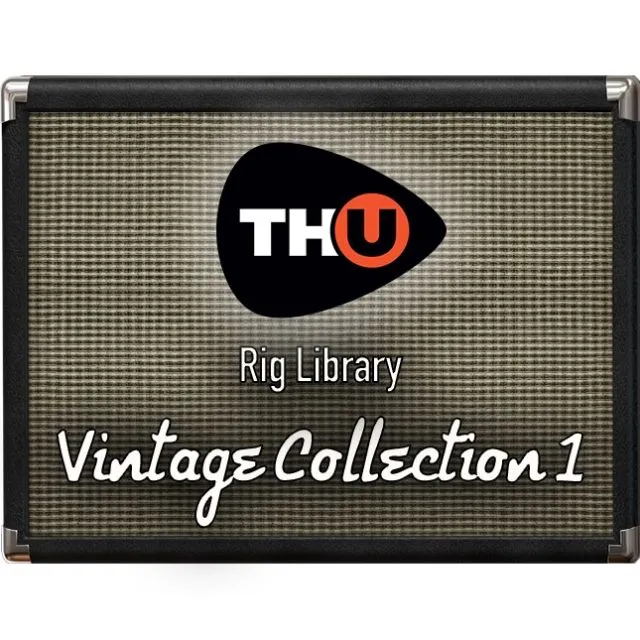 Vintage Collection 1 TH-U rig library featuring classic guitar amplifier with textured grille cloth and elegant vintage styling