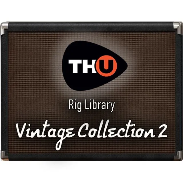 Vintage Collection 2 classic guitar amplifier rig library showcasing vintage tone controls for TH-U software package