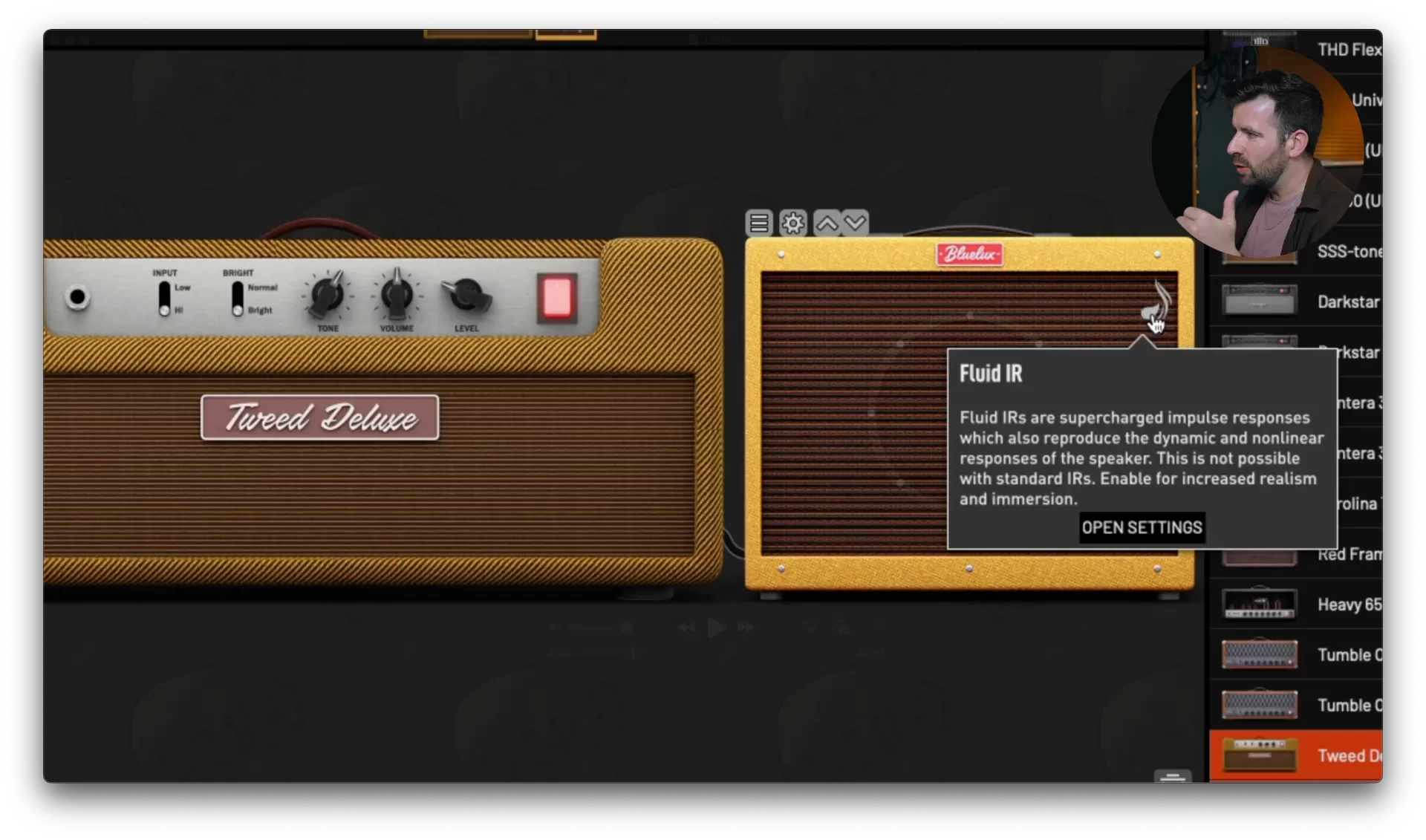 Guy Britton review of THU v2's Fluid IRs in a real session