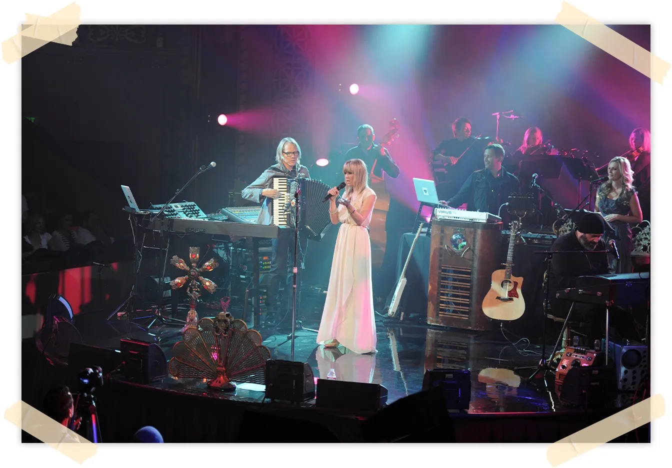 John Hancock performing with Late Night Alumni