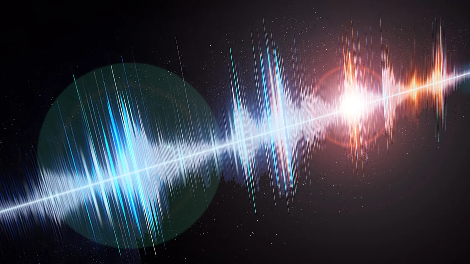Granular synthesis waveform visualization