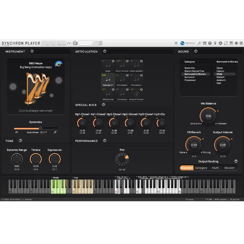 New VSL BBO Harps