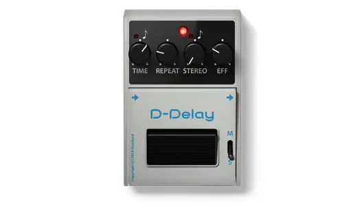 Effect D delay plugin interface