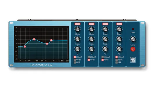 Parametric EQ frequency control