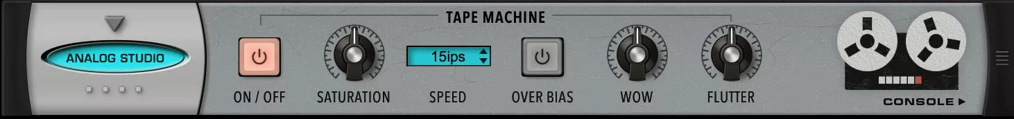 Analog Studio Tape+Console
