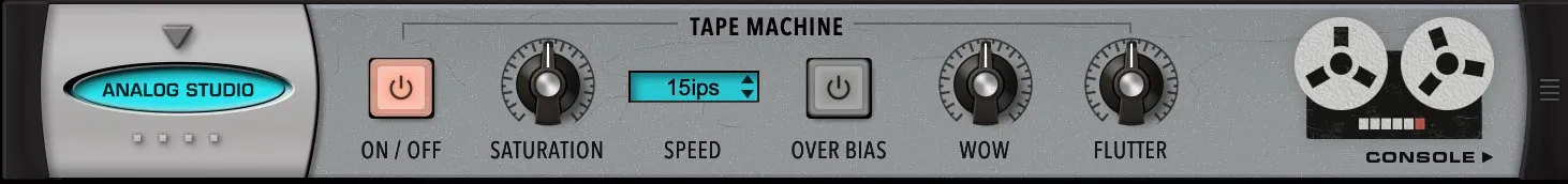 Analog Studio Tape+Console