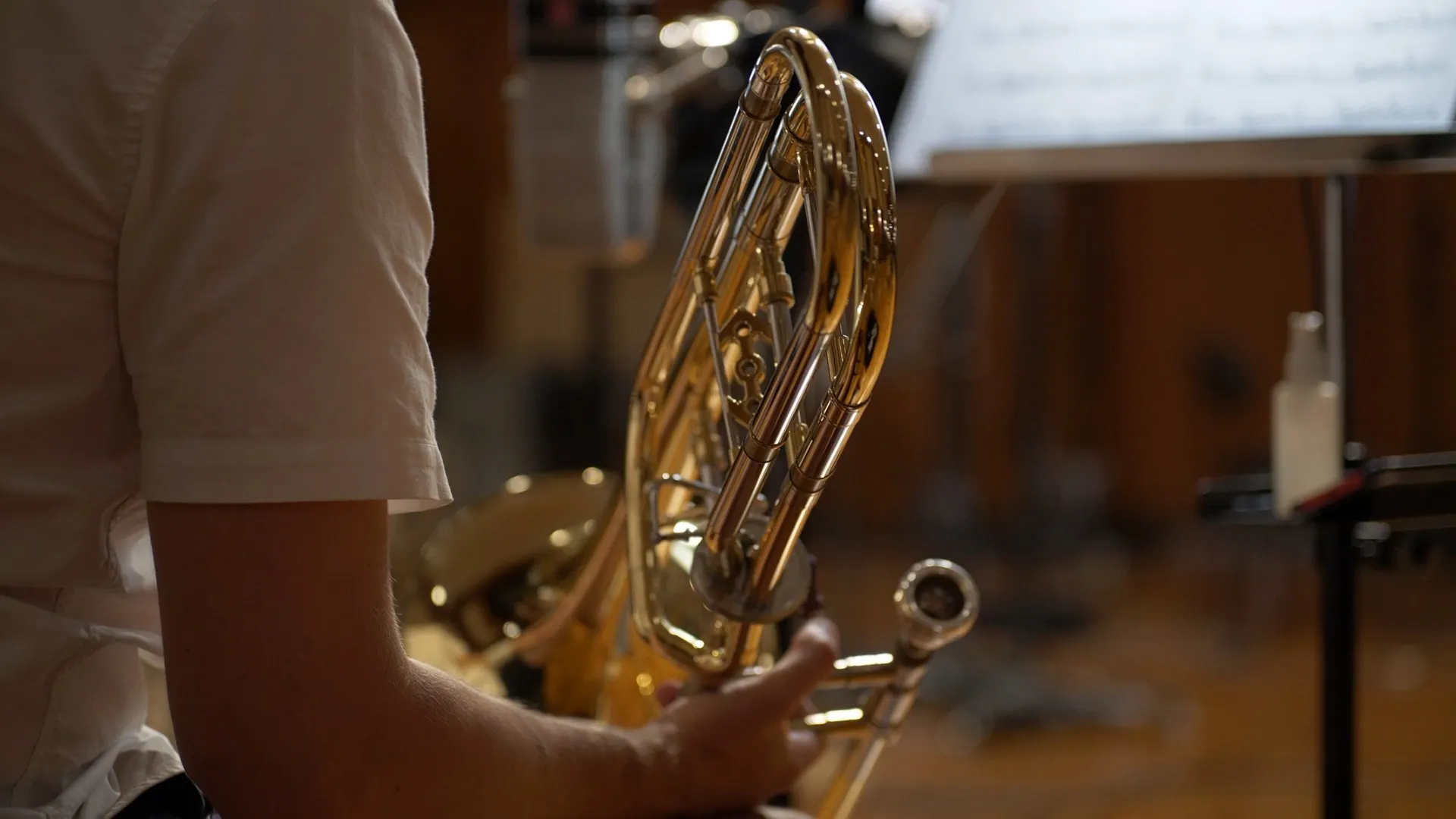Muted tenor trombone recorded at Vienna Synchron Stage
