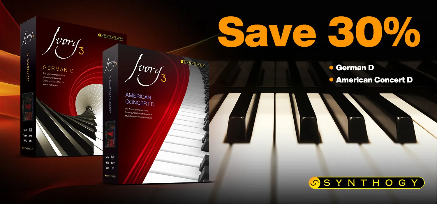 Synthogy Ivory 3 Piano Sale!