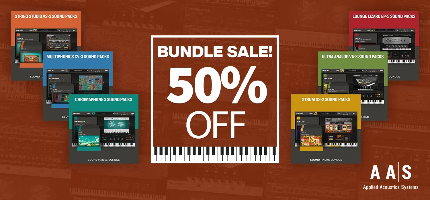 New Sound Pack Bundles from AAS!