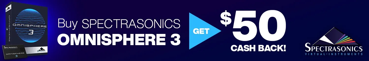 Purchase Omnisphere 3 and get $50 cash back!