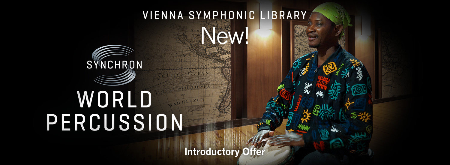 NEW: Vienna Synchron World Percussion at Intro Pricing!
