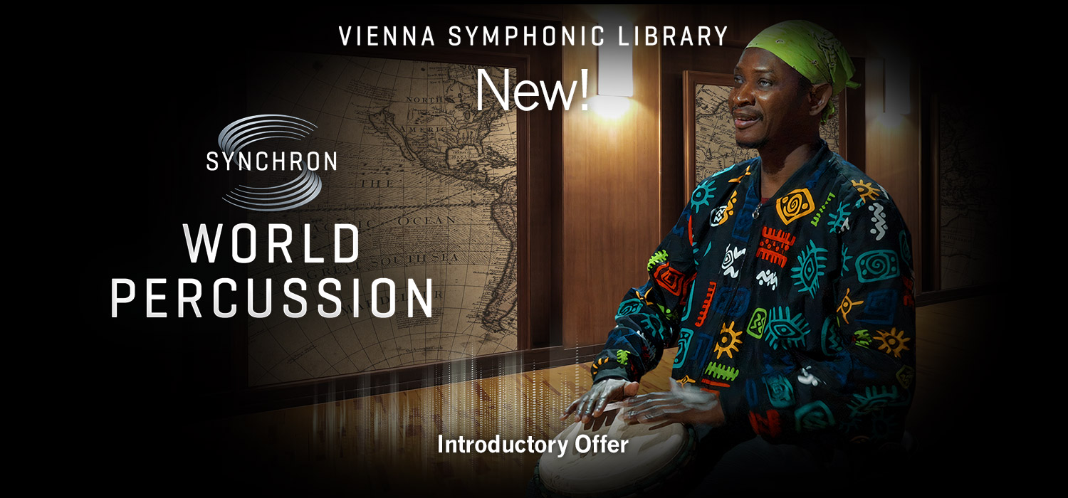 NEW: Vienna Synchron World Percussion at Intro Pricing!